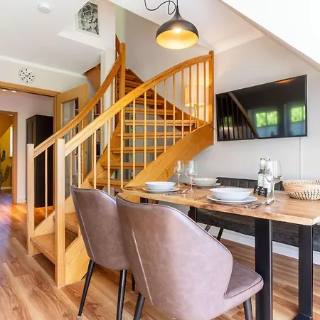 Suederpiep - 4 Individuelle Nahe Suedstrand Auster - Helle Maisonette Mit 2 Schlafzimmern & Balkon アパート ザンクト・ペーター・オルディング